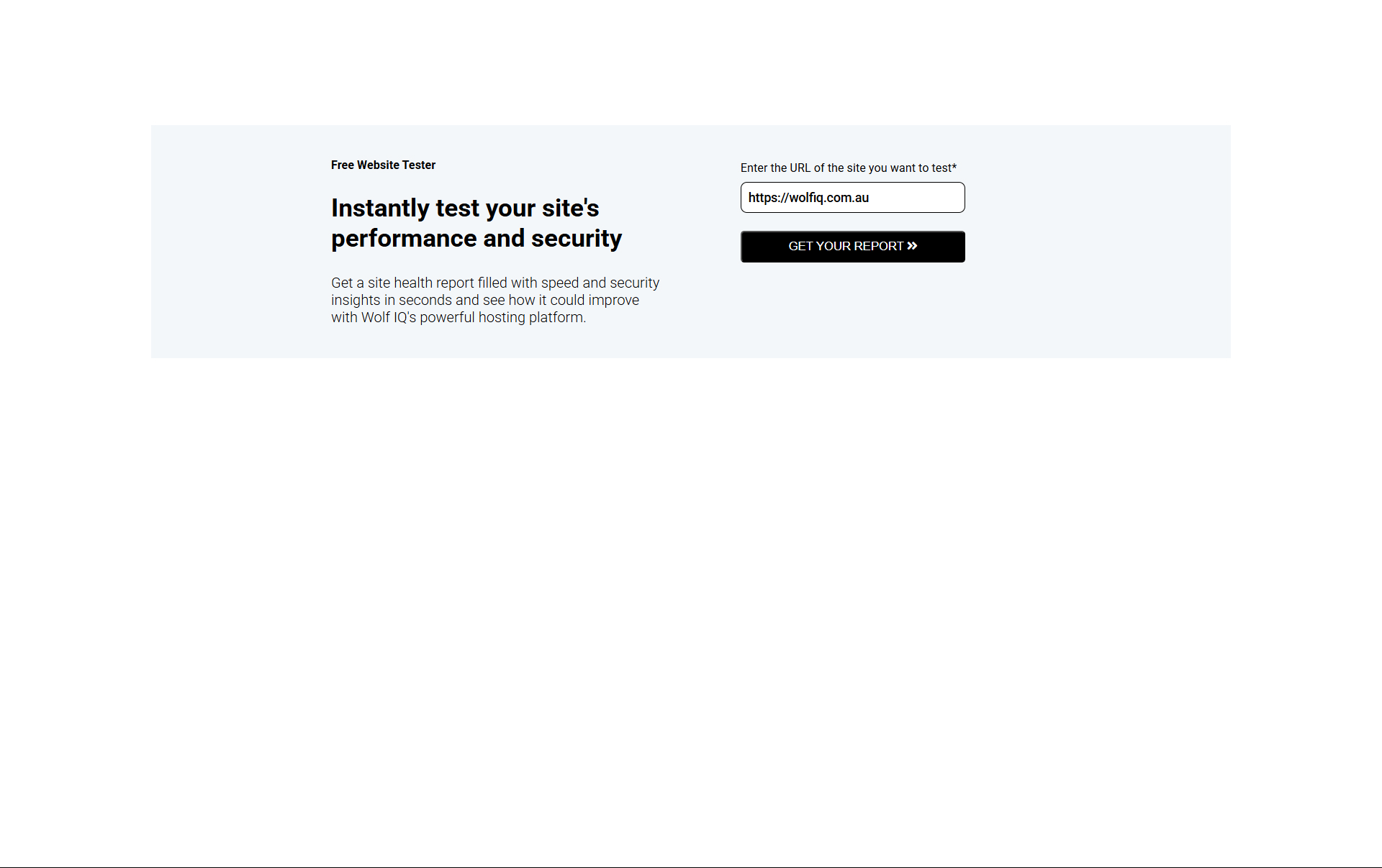 Website Speed & Security Tester Tool Image